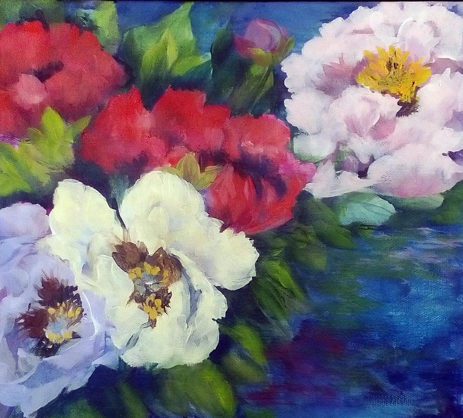 Camellias Painting by Angelina Whittaker Cook