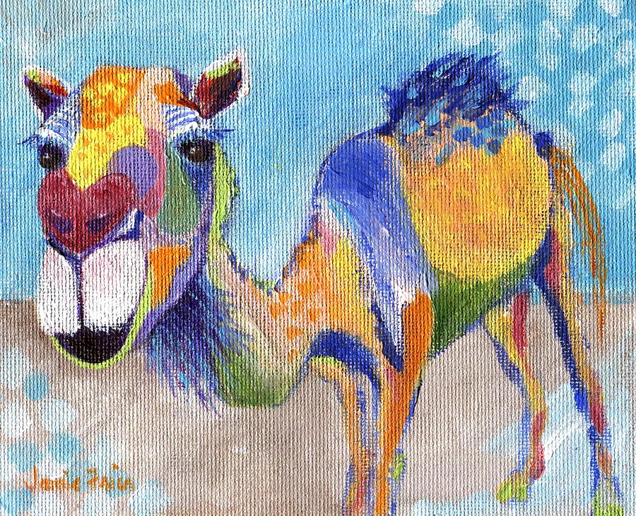 Camelorful Painting by Jamie Frier