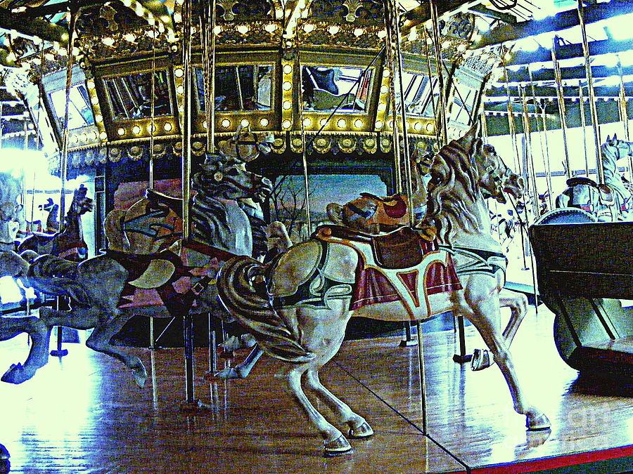 Camelot Carousel Photograph by Nancy Kane Chapman