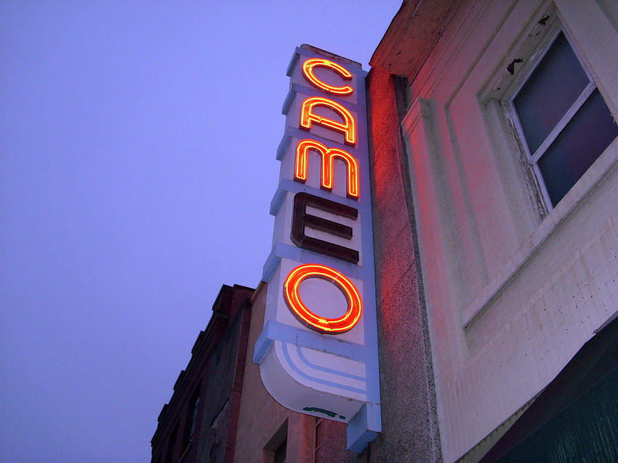 Old Theater Photograph - Cameo Theater by Laura Wright