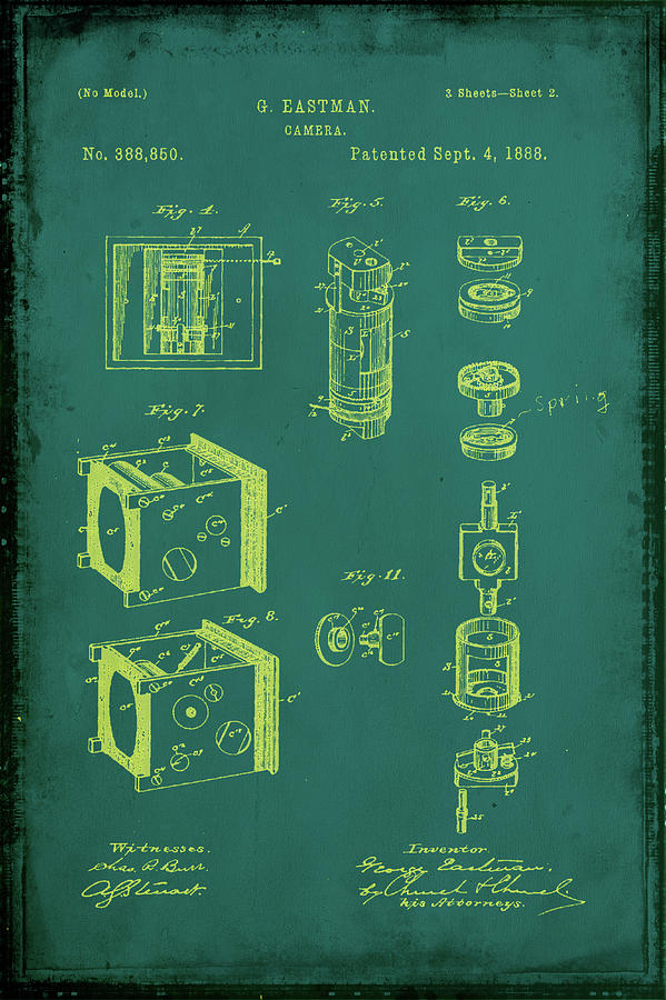 Leonardo Da Vinci Mixed Media - Camera Patent Drawing 2a by Brian Reaves