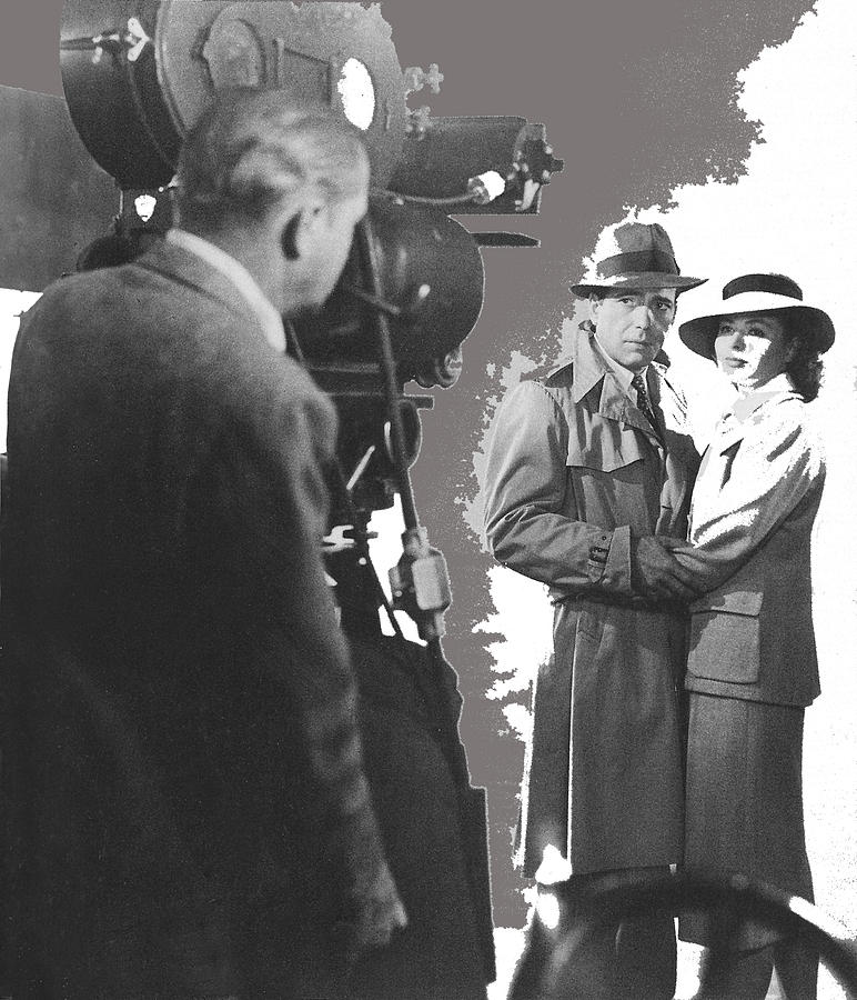Cameraman Arthur Edeson Humphrey Bogart Ingrid Bergman Farewell at airport scene Casablanca 42-016 Photograph by David Lee Guss