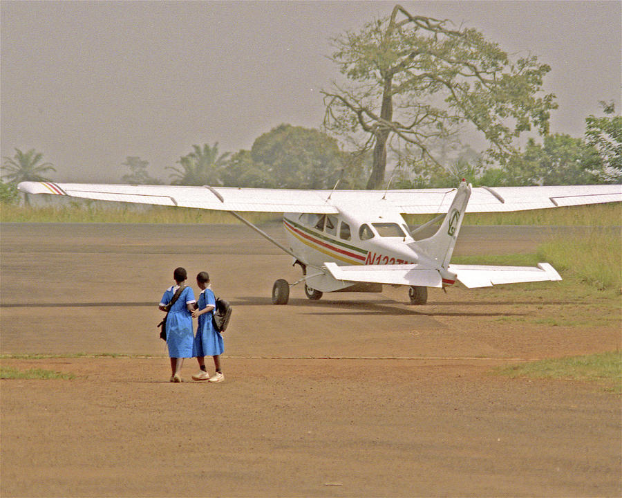 Cameroon Airstrip Photograph by Michael Peychich