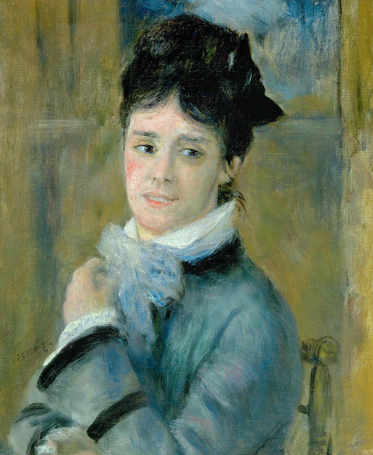 Camille Monet Painting by Auguste Renoir