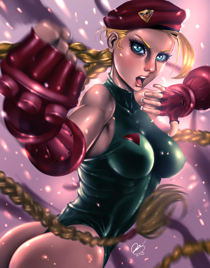Cammy Drawing by Pete Tapang