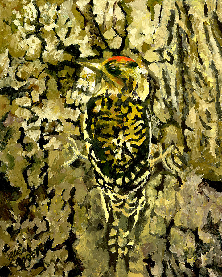 Camouflage Painting by Alice Leggett