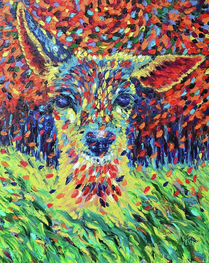 Camouflage Painting by Elizabeth Cox