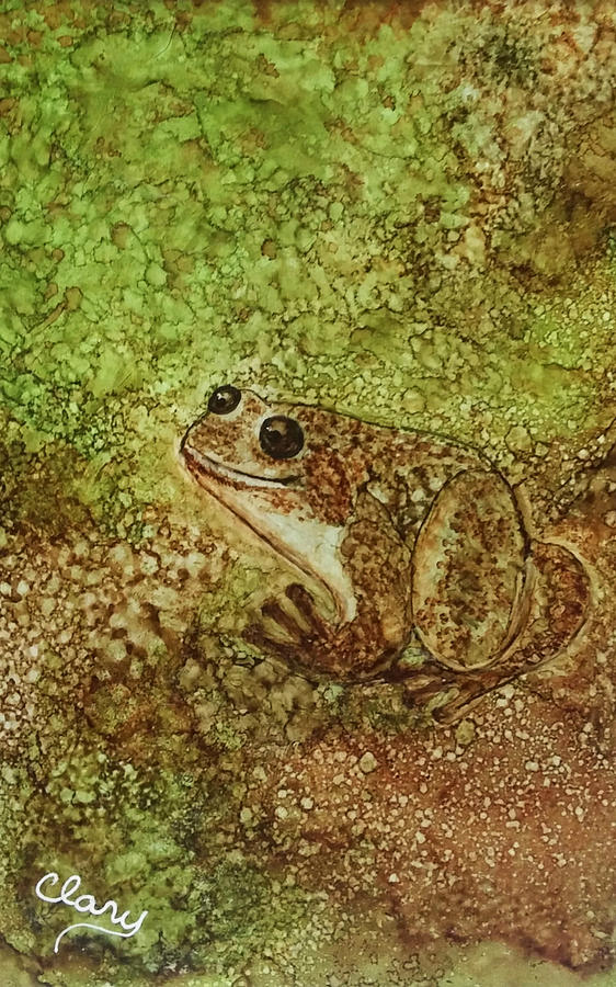 Gavi the Night Frog Painting by Linda Clary