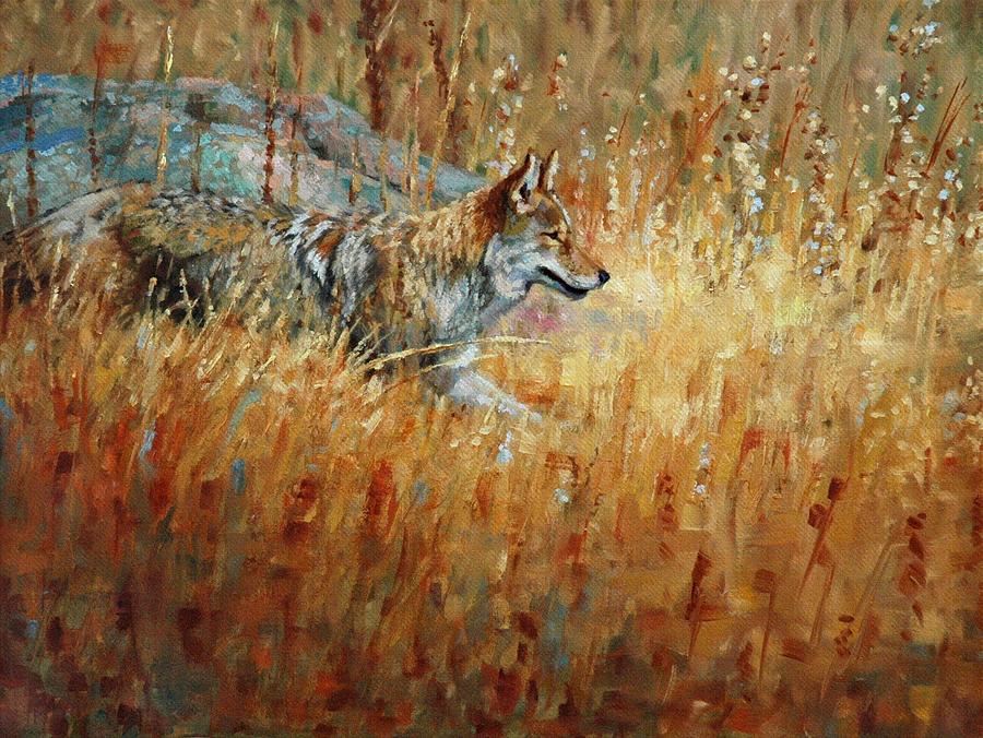 Wildlife Painting - Camouflage by Jim Clements
