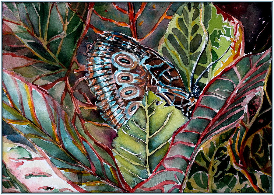 Camouflaged  Painting by Mindy Newman