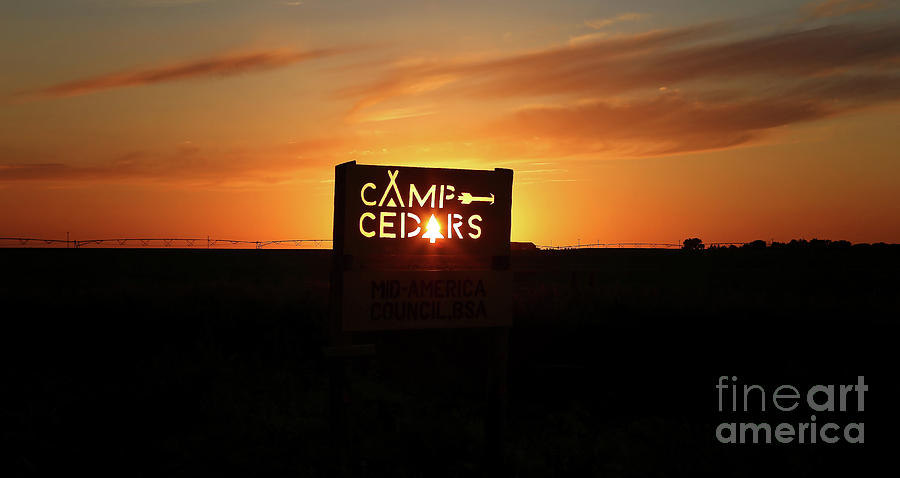 Camp Cedars Sunset Photograph by Elizabeth Winter