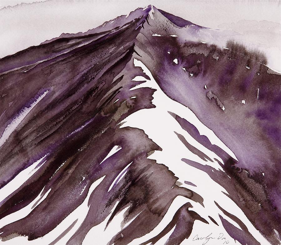 Mountain Painting - Camp Creek Ridge by Carolyn Doe