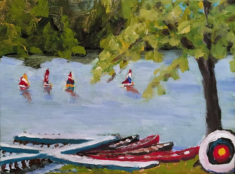 Camp Nakanawa Painting by Susan Elizabeth Jones