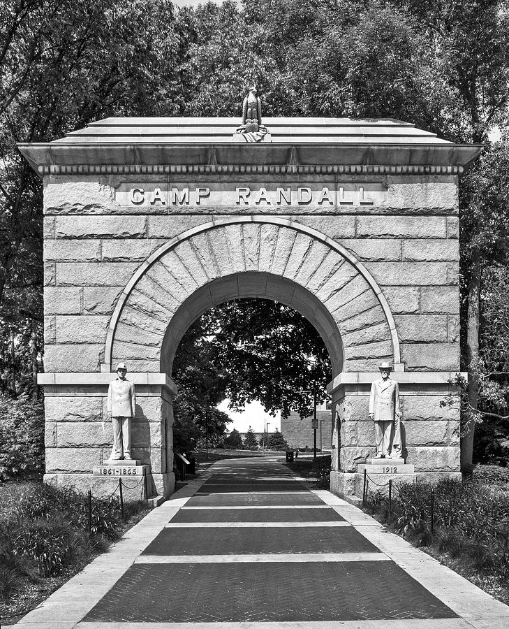 Camp Randall Memorial Arch 2 - Madison Photograph by Steven Ralser