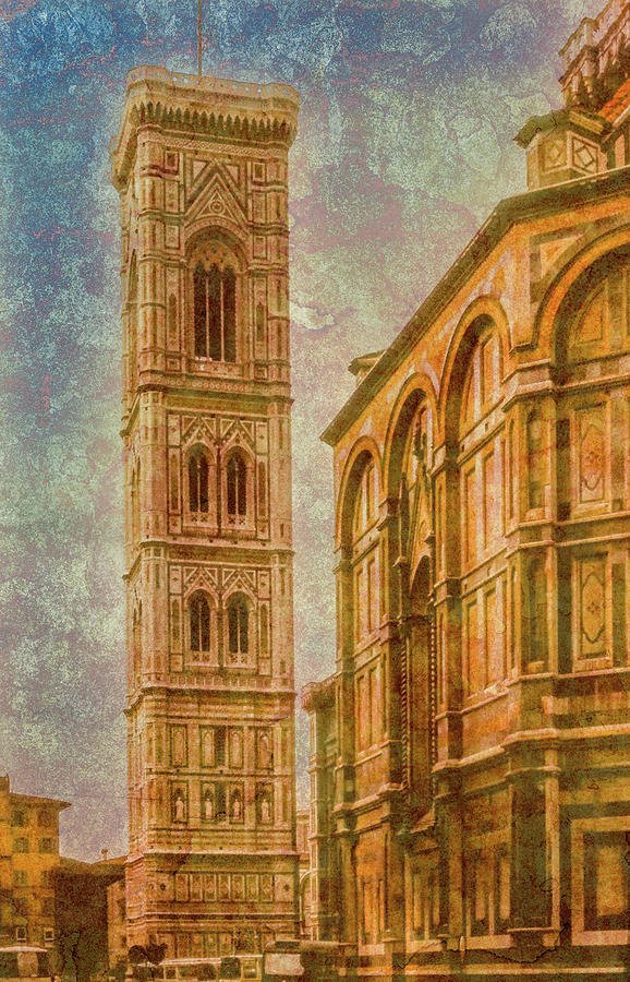 Florence, Italy - Campanile del Duomo Photograph by Mark Forte