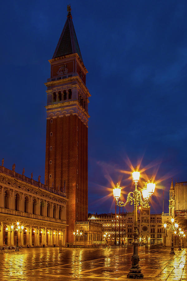 Architecture Photograph - Campanile di San Marco by Andrew Soundarajan