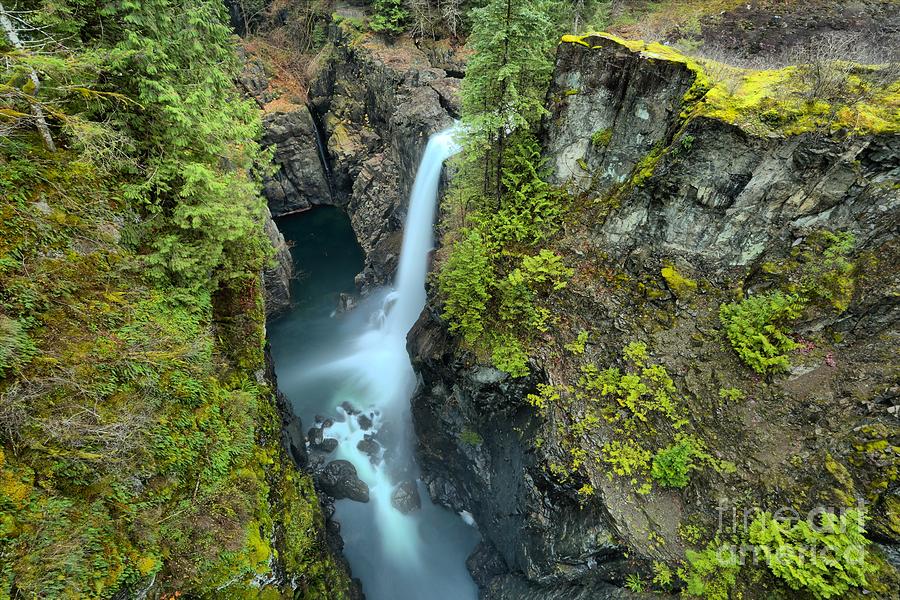 Campbell River British Columbia Waterfall Photograph by Adam Jewell