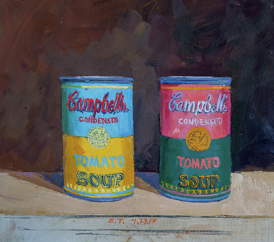 Campbell Soup Painting - Campbell Soup Time by Edward Thomas