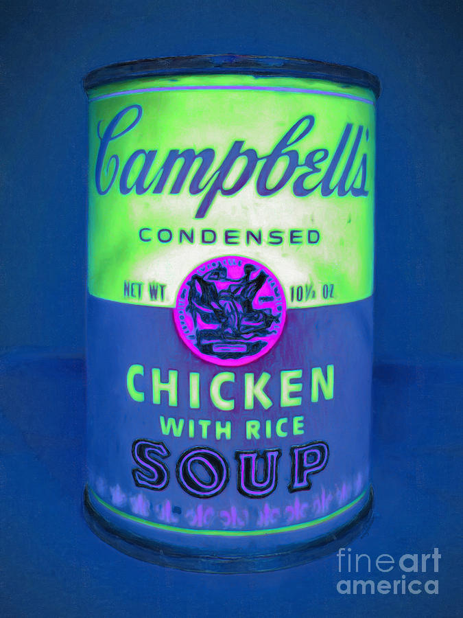 Campbells Condensed Chicken With Rice Soup 20160211clr Photograph by Wingsdomain Art and Photography