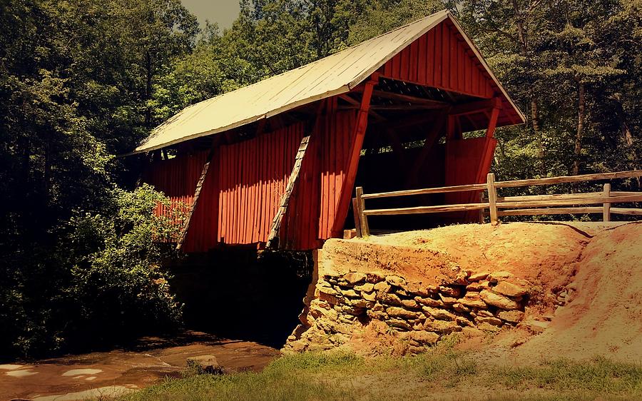 Campbells Covered Bridge Photograph by Kathy Barney