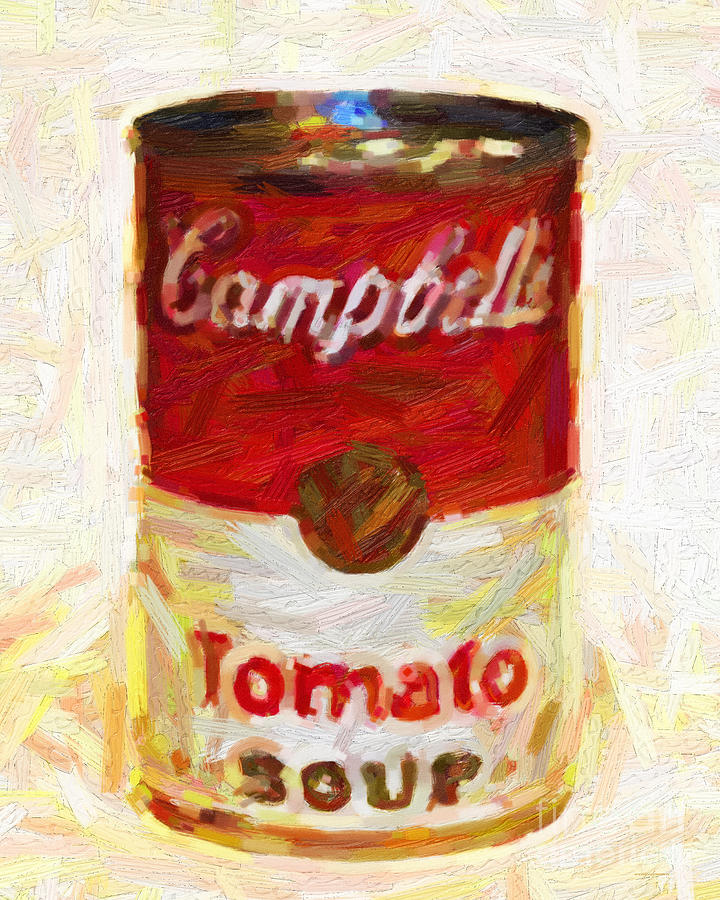 Can Photograph - Campbells Tomato Soup by Wingsdomain Art and Photography