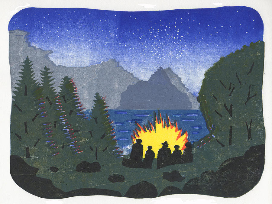 Campfire Relief by Ben Bohnsack