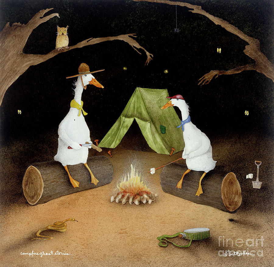 Animal Painting - Campfire Ghost Stories by Will Bullas