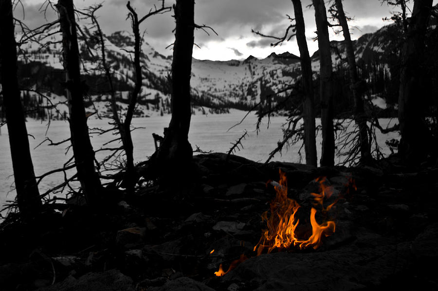 Campfire Photograph by Jedediah Hohf