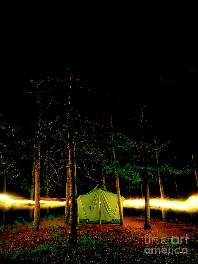 Camping In The Deep Woods   Photograph by Tom Jelen