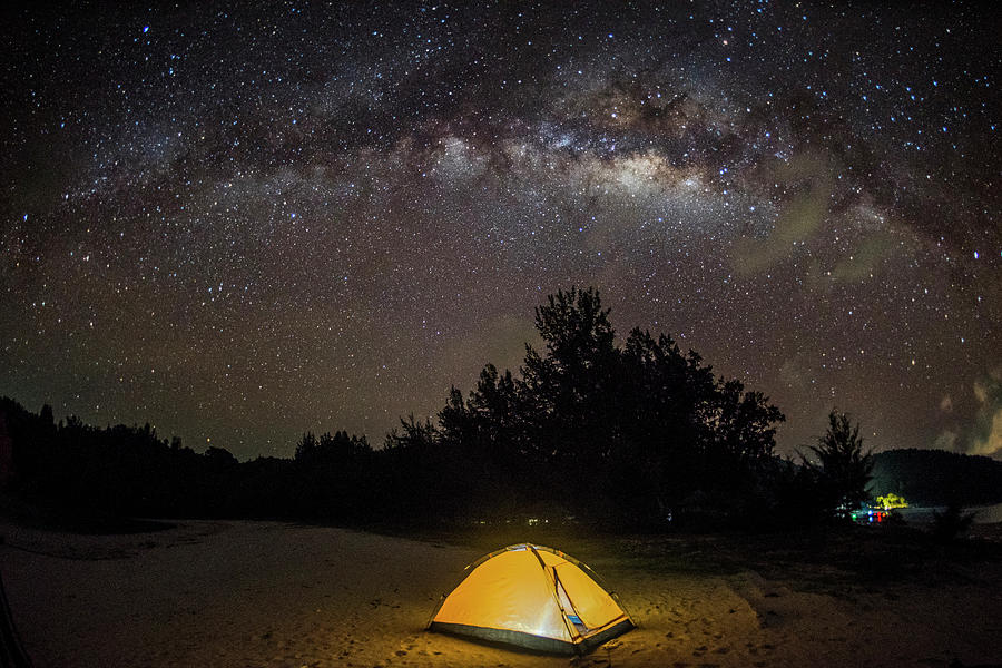 Camping under million stars Photograph by Pradeep Raja PRINTS