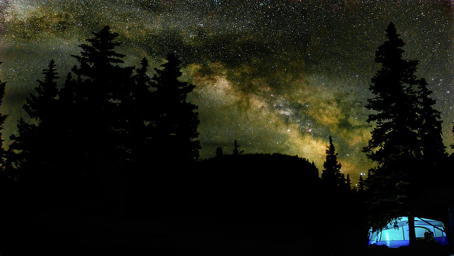 Camping Under the Milky Way 2 Photograph by Adam Reinhart