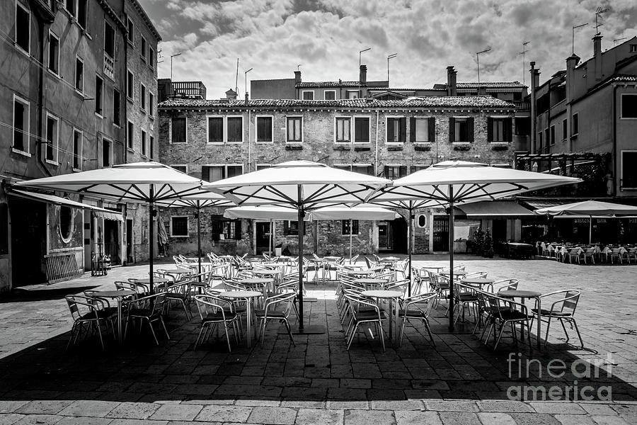 Umbrella Photograph - Campo Santa Margherita by Jason Knott