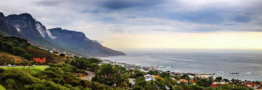 Camps Bay panorama Photograph by Alexey Stiop
