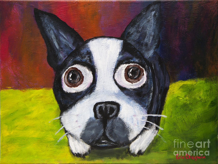 Boston Painting - Can I Have a Toy? by Eric Chegwin