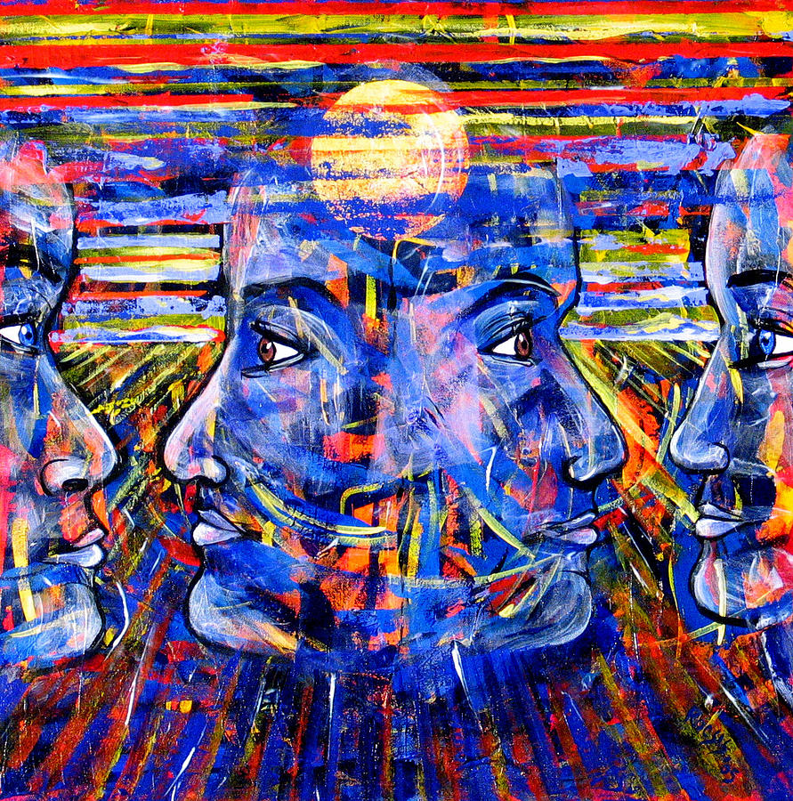 Confrontation Painting - Can Not Live A Lie by Rollin Kocsis Confrontation Painting - Can Not Live A Lie by Rollin Kocsis
