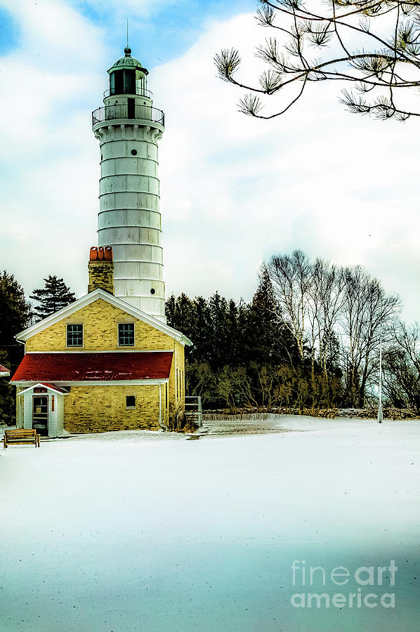 Cana Island Lighthouse 1075VTG Photograph by Doug Berry - Fine Art America