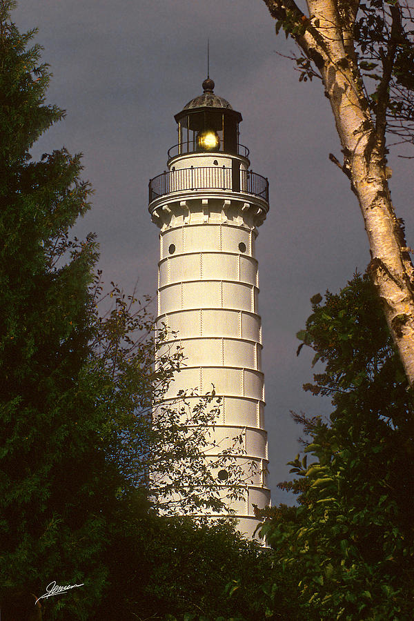 Lighthouse Photograph - Cana Island Lighthouse by Phil Jensen