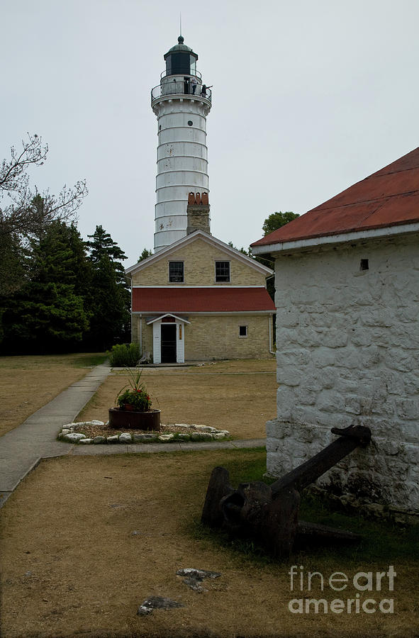Cana Island Lighthouse Photograph by Timothy Johnson