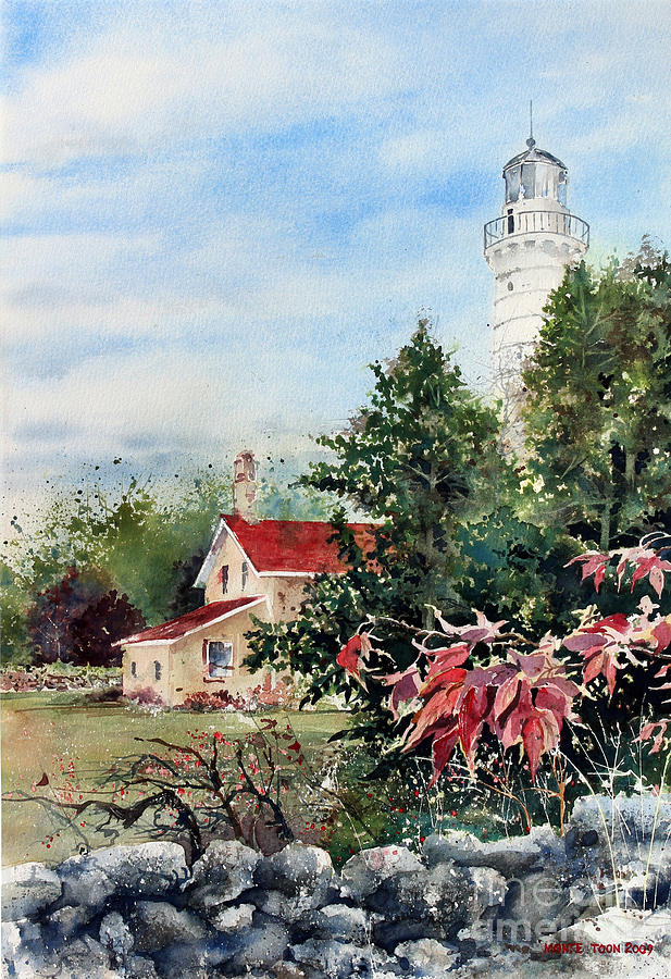 Cana Light In Door County Painting by Monte Toon