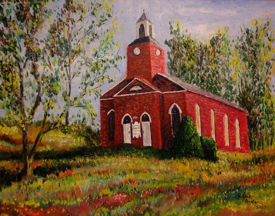 Canaan Congregational Church Painting by Robert Rombeiro - Fine Art America