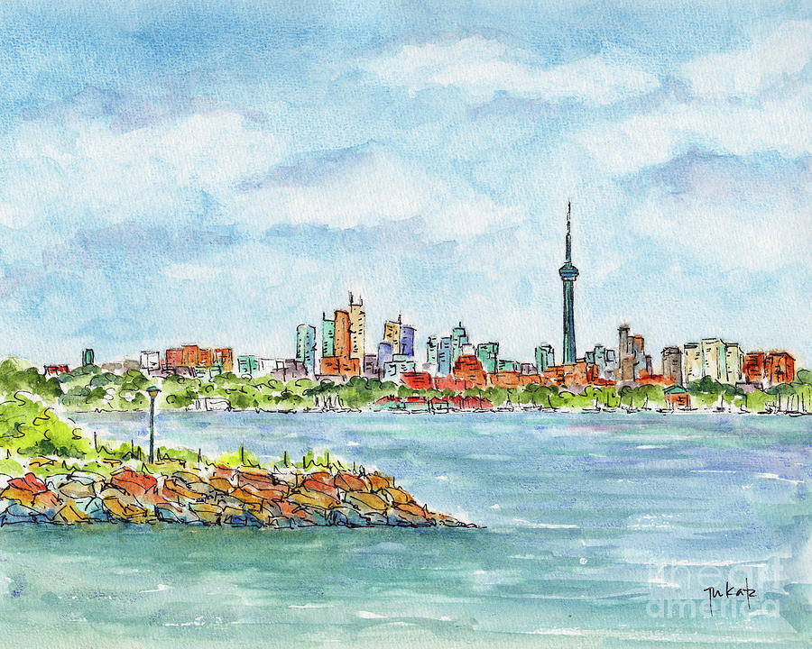 Canada 150 Ontario Painting by Pat Katz