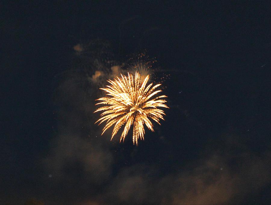 Canada Day Fireworks Photograph by Debbie Levene