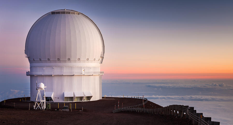Telescope Photograph - Canada-France-Hawaii Telescope by Thorsten Scheuermann
