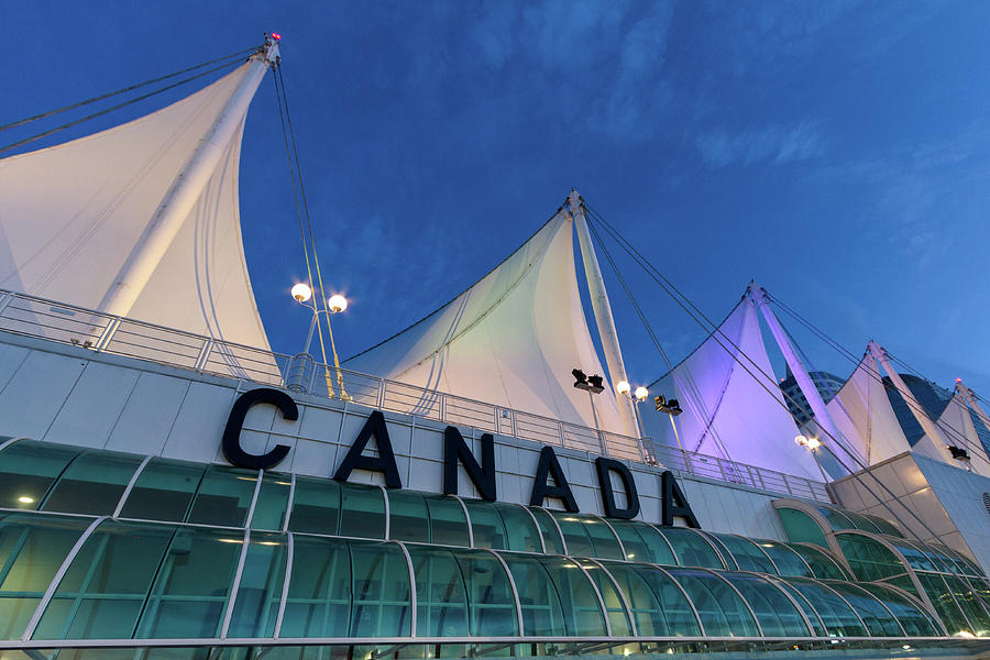 Canada Place Up Close Photograph by Michael Russell