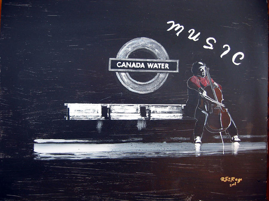Canada Water Music Painting by Richard Le Page