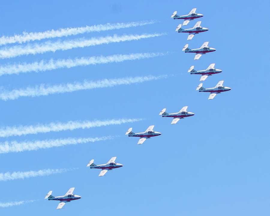 Canadian Air Force Snowbirds Photograph by Mark Andrew Thomas