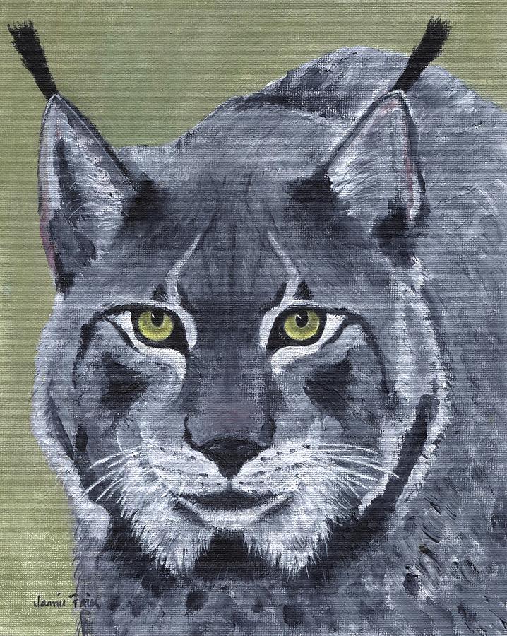 Canadian Cat Painting by Jamie Frier