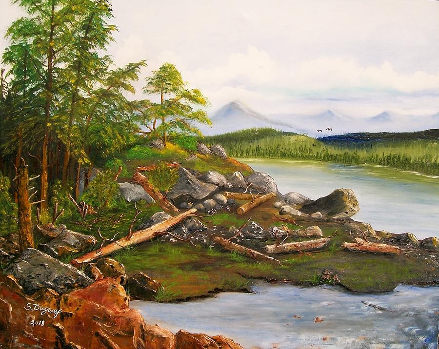 Canadian Coastline Painting