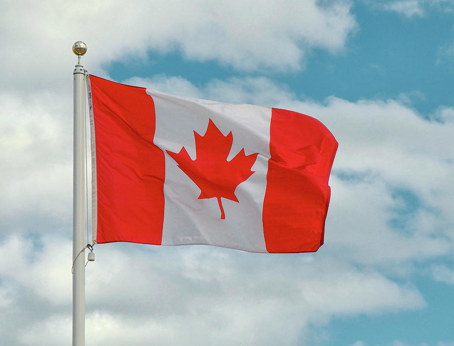 Canadian Flag Photograph by Blaine Owens