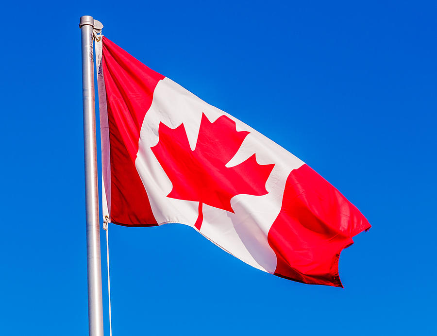 Canadian Flag Photograph by Lonnie Paulson